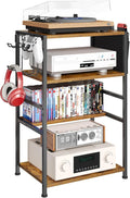4-Tier AV Media Stand, Game Console Stand by Hongtamoya