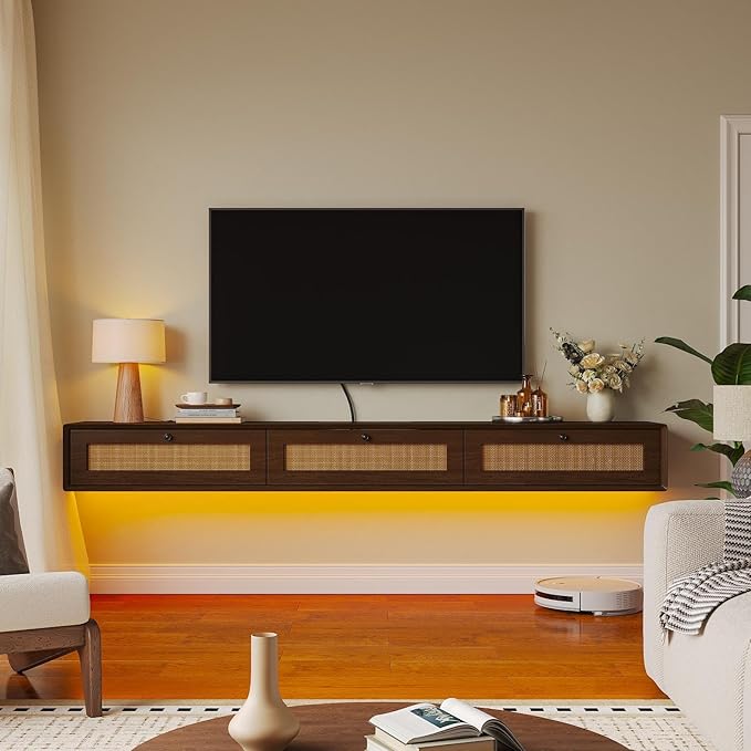Fully-Assembled Floating TV Stand - Image 3