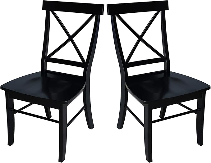 Set of Two X-Back Dining Chairs - Image 7