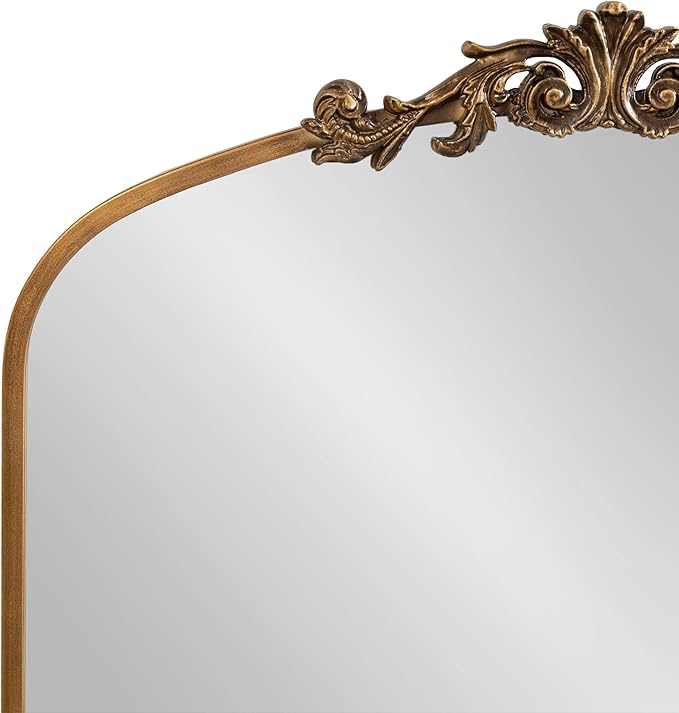 Kate and Laurel Arendahl Ornate Traditional Square Arched Mirror; 28 x 30; - Image 6