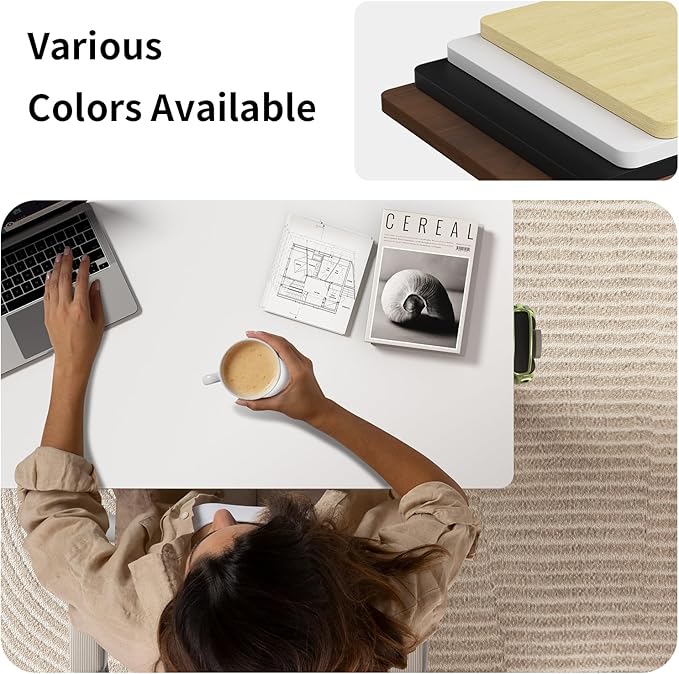 Mobile Walking Pad Desk with Wheels, Pneumatic Small Rolling Standing Desk - Image 8