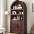 Arched Bookshelf Bookcase China Pantry Storage Cabinet by JOCOEVOL