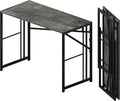 Folding Desk 40 inch Writing Gaming Computer Camping Desk, No Assembly Required by Lutown-TeenHome