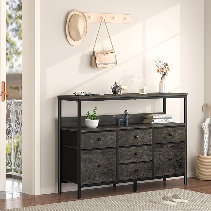 Yoobure LED TV Stand for Bedroom, 50 Inch Kids Dresser - Image 9