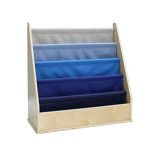 Factory Direct Partners 13745-NVPB Birch SoftScape Sling Book Display, 4-Shelf - Image 4