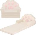 MONKISS Cat Paw Kids Couch, Toddler Chairs Comfy, Toddler Couch Bed Fold Out by MONKISS