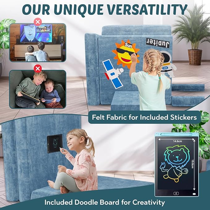 Modular Kids Play Couch & Sofa - Image 3