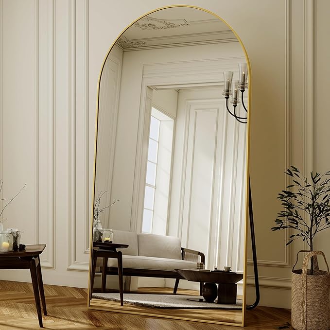 86"x40" Arched Full Length Mirror Floor Mirrors - Image 2
