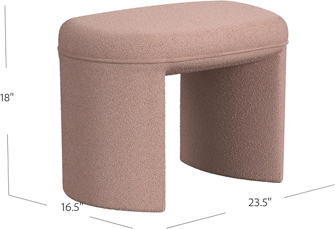 HomePop Quinn Modern Ottoman Home Décor|Ottoman - Image 3