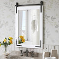 22x30 Inch Farmhouse Bathroom Mirror, Rectangle Wall Decorative Mirrors by Mestikits