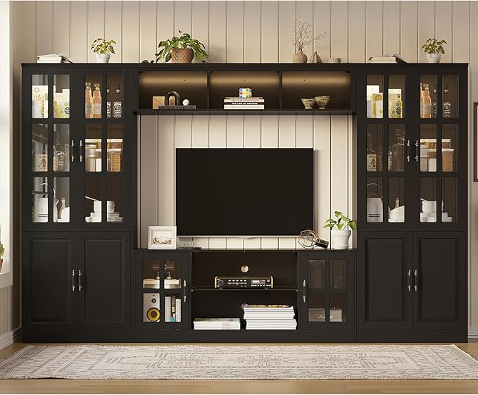 4-Piece Wall Unit TV Stand - Image 8