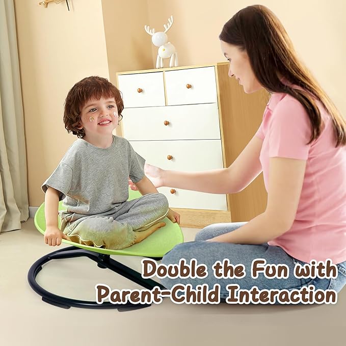 Kids Sensory Spinning Chair for Autism Ages 3+, Sit and Spin Swivel Chair for - Image 2