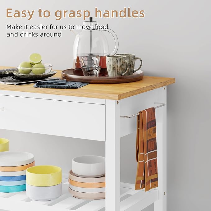 Shintenchi Kitchen Island Cart - Image 5