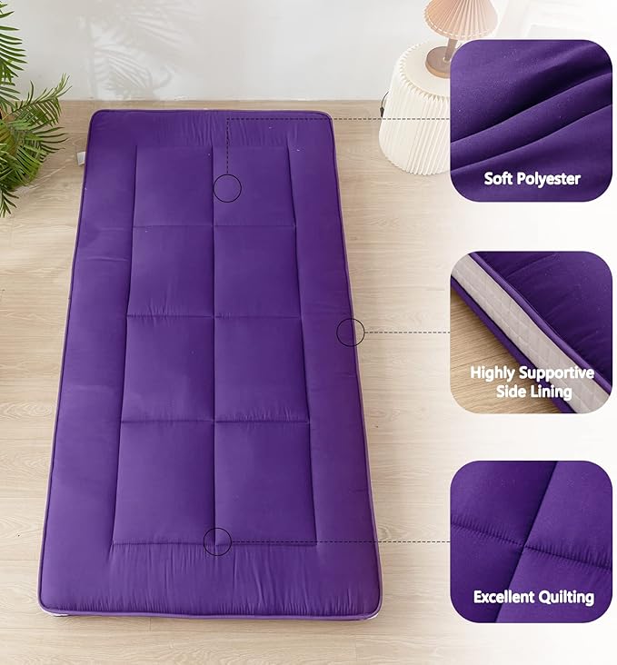 MAXYOYO Twin Bed Mattress Japanese Floor Mattress Futon Mattress, Twin Mattress - Image 5