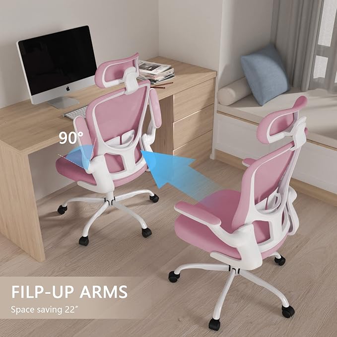Office Chair, High Back Ergonomic Desk Chair, Breathable Mesh Desk Chair - Image 7