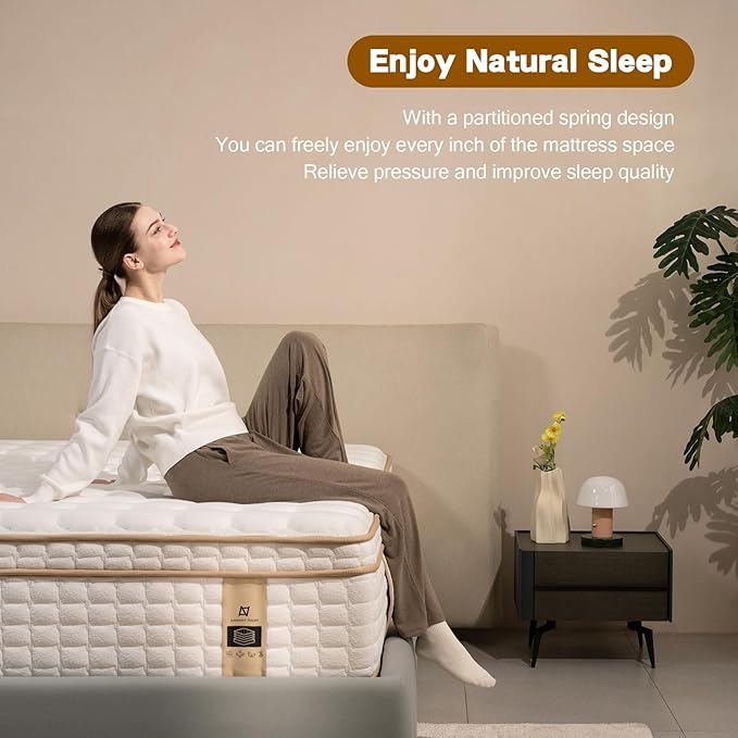 Full Size Mattress, 12 Inch Hybrid Full Mattress in a Box - Image 6