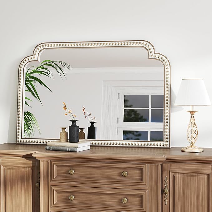 36''x24'' Farmhouse Wood Decorative Wall Mirrors - Image 2