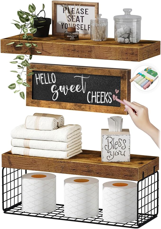 QEEIG Bathroom Shelves Over Toilet by QEEIG