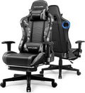 GTPLAYER Gaming Chair with Bluetooth Speakers and Footrest, Ergonomic Gamer by GTPLAYER