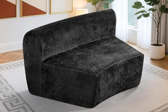 Homguava Modular Sectional Sofa, Memory Foam Couch Single Sofa Chair - Image 3