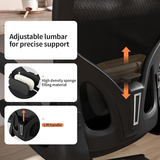 Monhey Office Chair Ergonomic Desk Chair - Image 4
