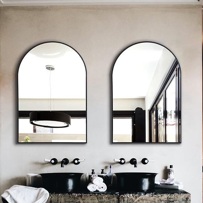Arched Wall Mirror for Bathroom, Mirrors for Wall, Vanity Mirror for Bedroom - Image 3