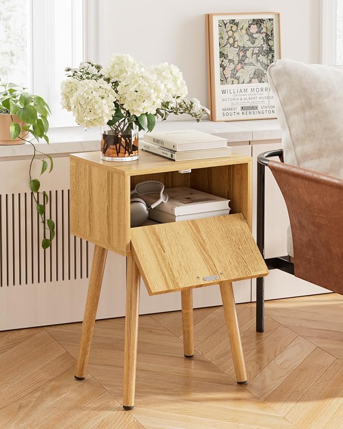 Night Stand, Oak Nightstand - Image 5