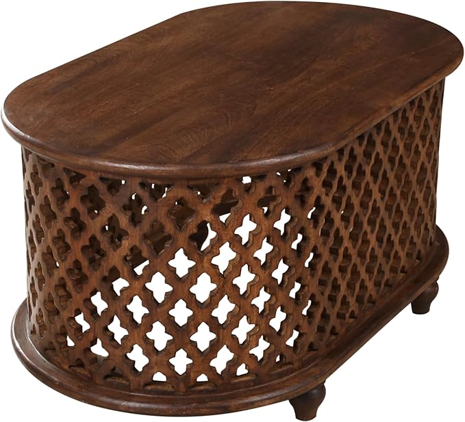 The Wooden Town Solid Mango Wood Coffee Table - Image 10