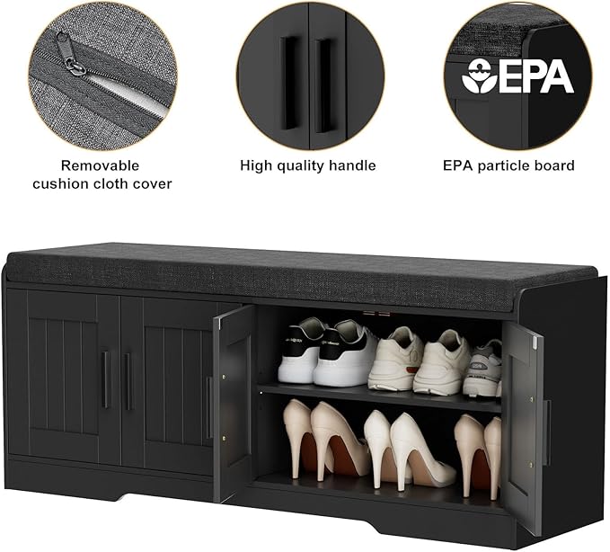 2-Tier Storage Bench, Shoe Bench - Image 9