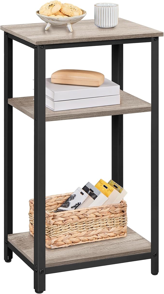 Yaheetech 30 in Tall End Table, 3-Tier by Yaheetech