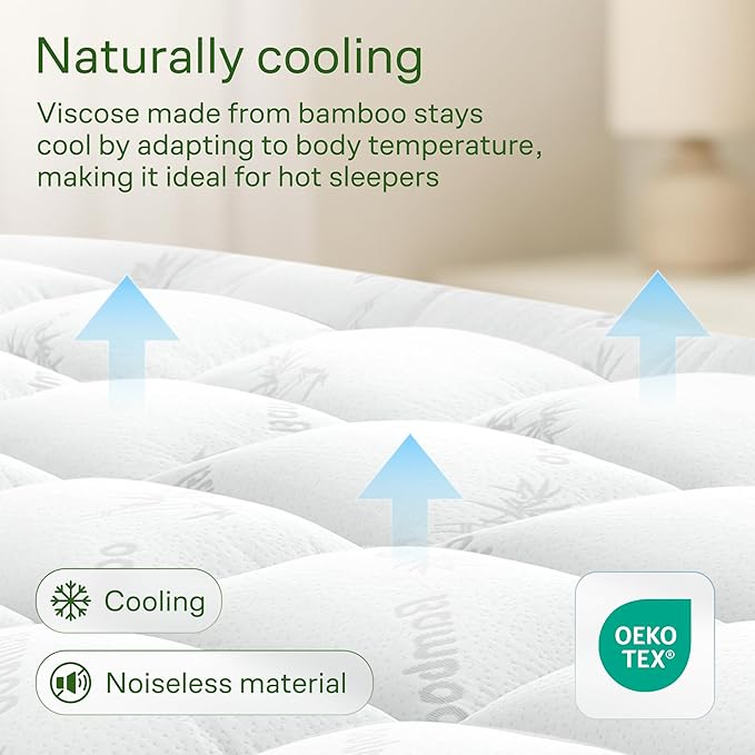 Ultra Soft California King Size Mattress Topper - Image 3