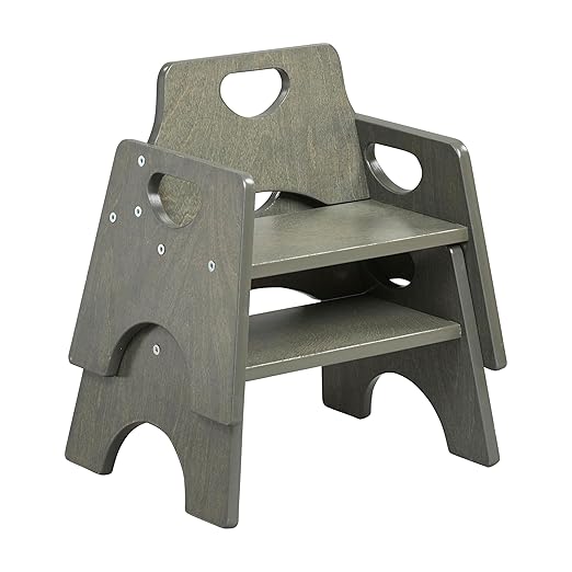 ECR4Kids Stackable Wooden Toddler Chair, Kids Furniture - Image 11
