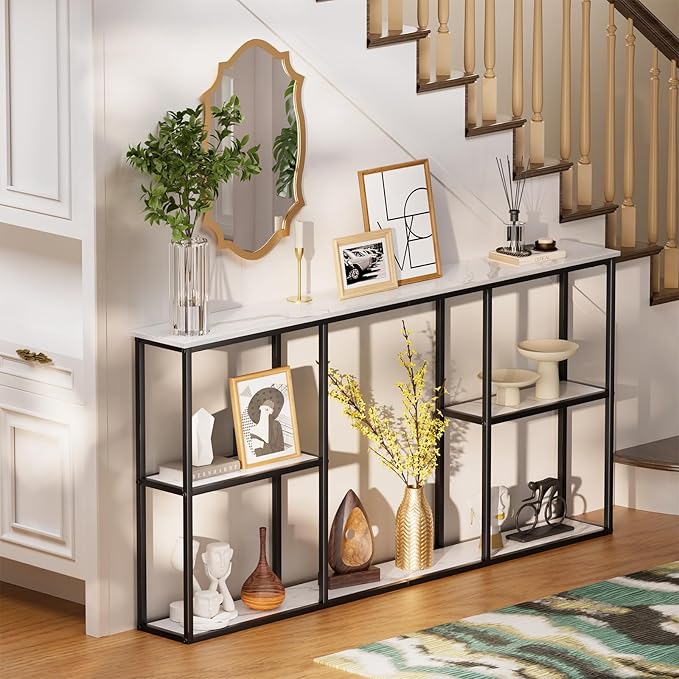 WOHOMO Console Table, Small Modern Entryway Table - Image 6