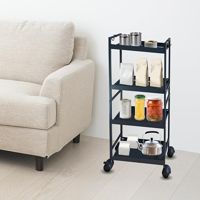 Beyeutao 4 Tier Slim Storage Cart - Image 5