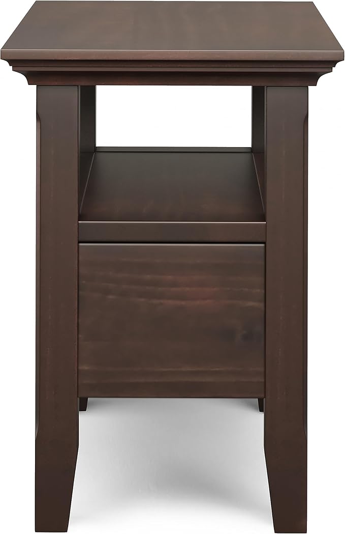 SIMPLIHOME Acadian 19-inch Wide Solid Wood End Table - Image 6