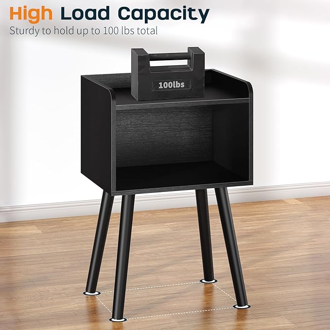 Yoobure Mid Century Modern Nightstand - Image 9