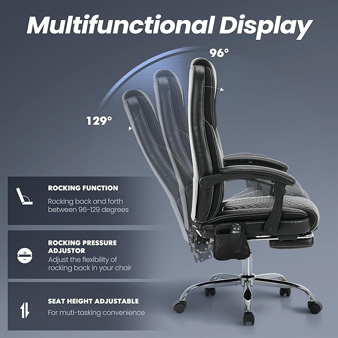 2-Pack Massage Office Chair - Image 6