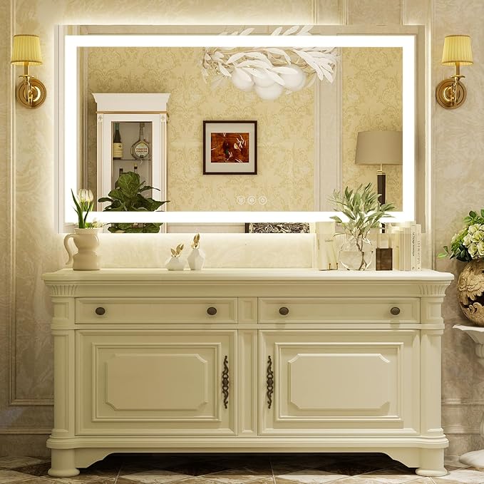 48'' x 32'' LED Bathroom Mirror - Image 3