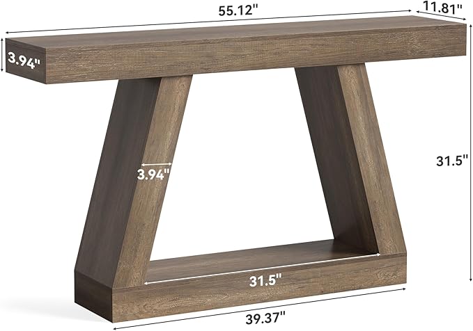 LITTLE TREE 55-Inch Sofa Table - Image 3