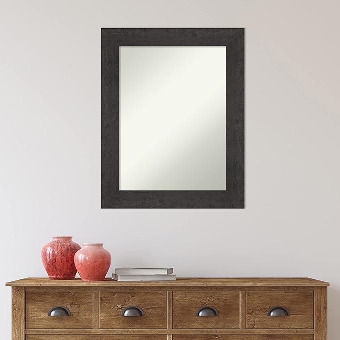 Amanti Art Brown Bathroom Mirror - Image 6