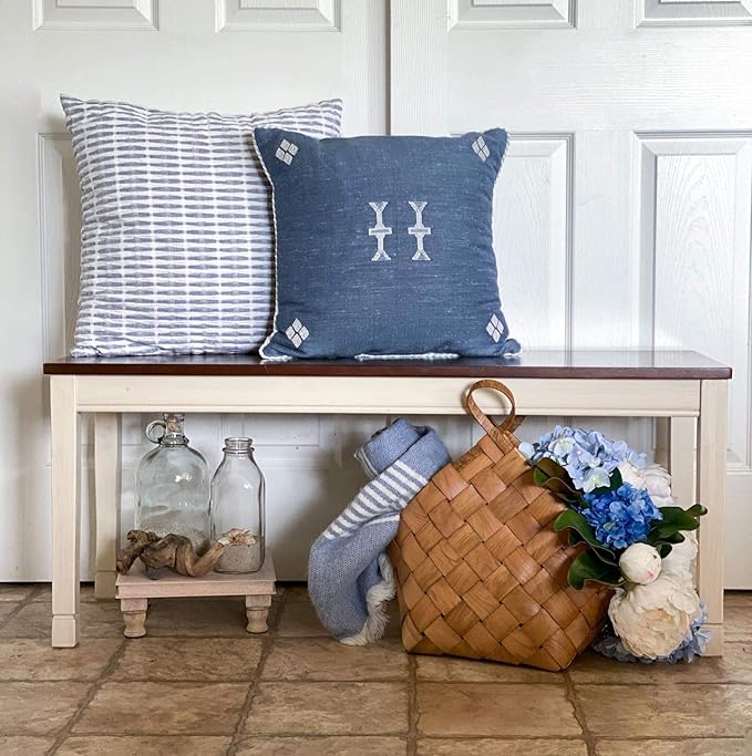 Signature Design by Ashley WhiteOwing Bench, 44.25" W x 16.25" D x4.25 H - Image 11