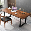 Modern Minimalist Solid Wood Office Desk by Unknown