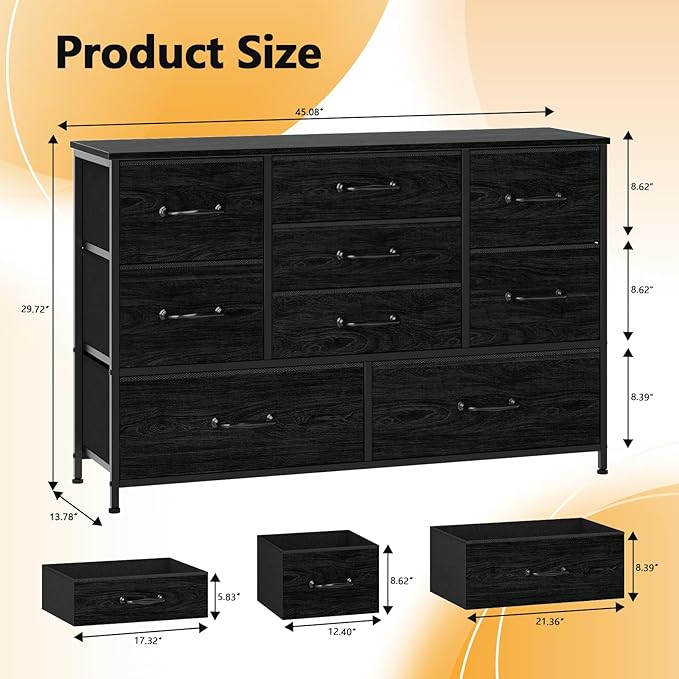 Furnulem Dresser for Bedroom - Image 3