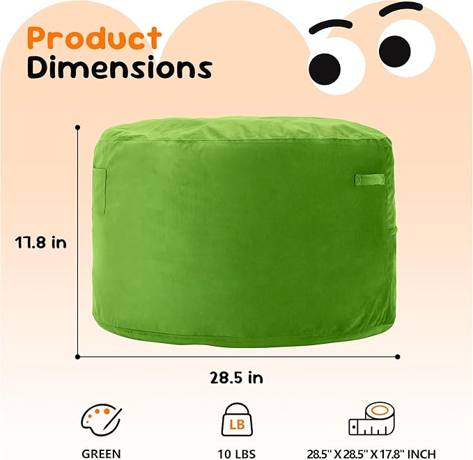 Hobestluk Bean Bag Chairs 2.5FT Bean Bag Chair - Image 2