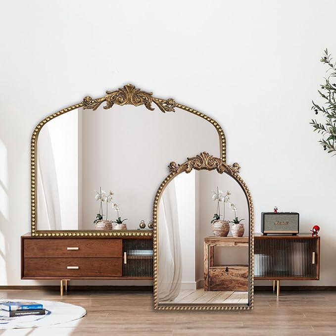 Arendahl Traditional Vintage Arch Mirror, Bedroom Vanity, Over Mantel Fireplace - Image 8