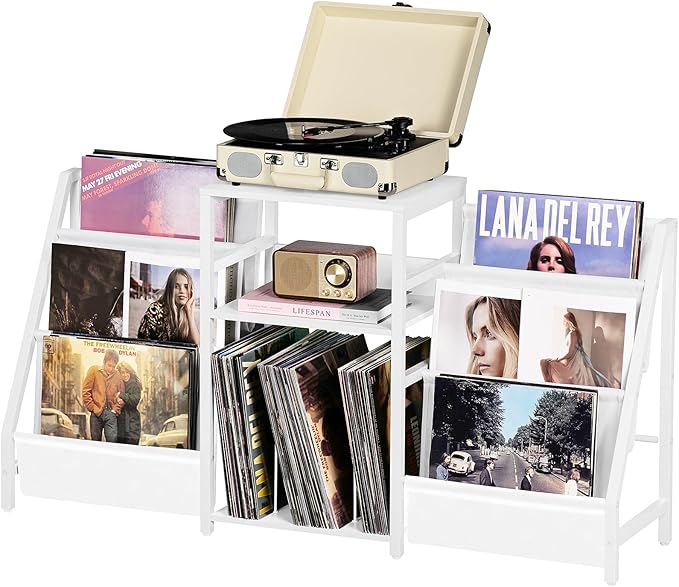 LELELINKY Record Player Table, Turntable Shelf by LELELINKY