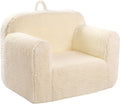Kids Snuggly-Soft Sherpa Chair, Cuddly Toddler Foam Chair by MOMCAYWEX