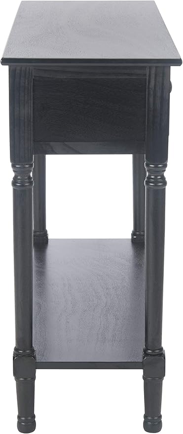 SAFAVIEH Home Collection Tate Black 2-Drawer Bottom Shelf Console Table CNS5720B - Image 5