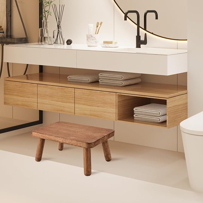 Wooden Step Stool Anti-Slip Step Stools - Image 3
