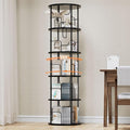 5 Tier Rotating Bookshelf, 360 ° Display Stackable Spinning Bookshelf Tower by ALLSTAND